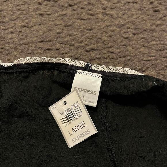 Y2K Deadstock Express Butterfly Mesh Matching Cami & Panties Set - Picture 3 of 8